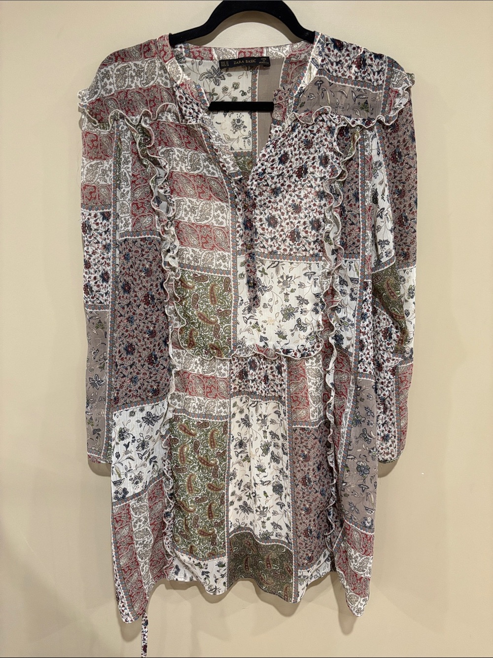 Zara patchwork dress / tunic